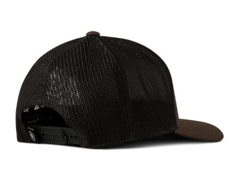 Ariat AW25 Mens Flag Patch Mesh Brown Snap Back Cap