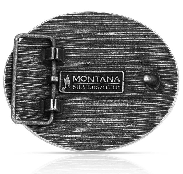 Montana Silversmiths Attitude Buckle Tri Colour Rodeo