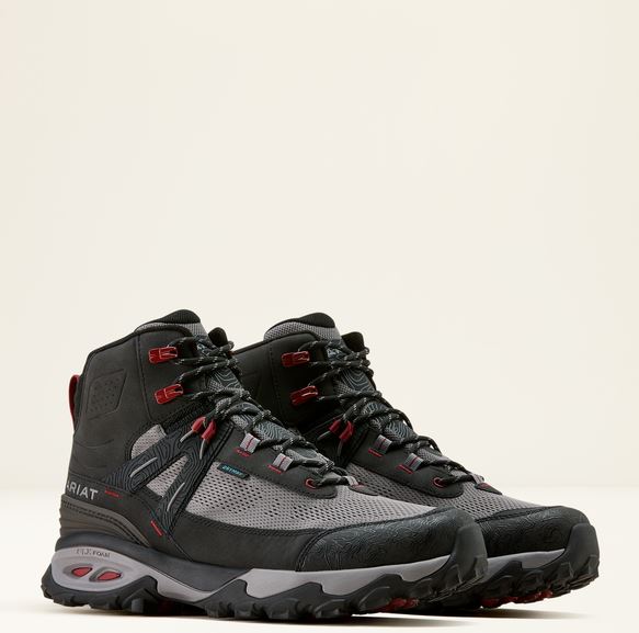Ariat AW26 Mens Traverse Mid H20 Black/Grey