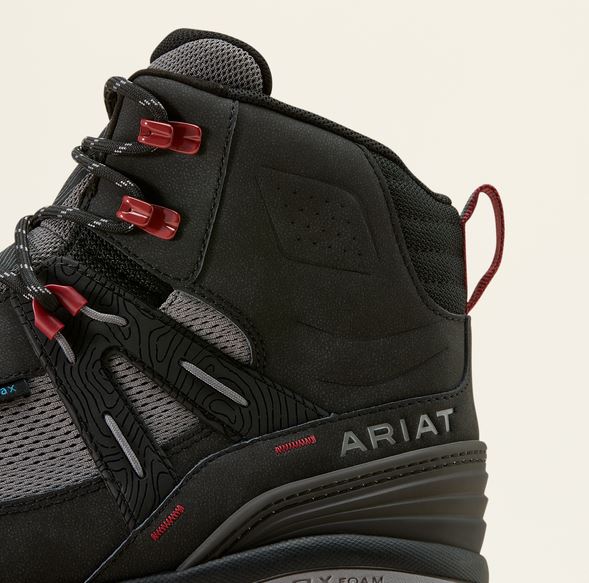 Ariat AW26 Mens Traverse Mid H20 Black/Grey