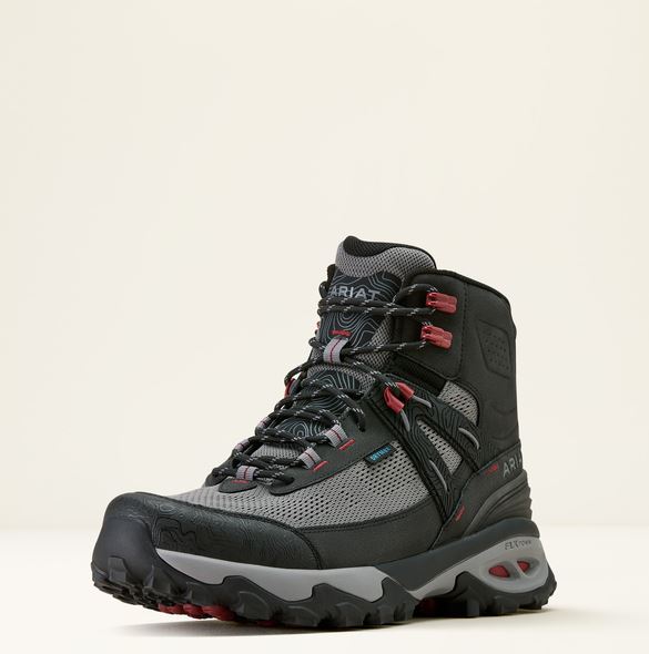 Ariat AW26 Mens Traverse Mid H20 Black/Grey