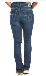 Justin Womens A2 1879 Boot Cut Jean Dark Vintage