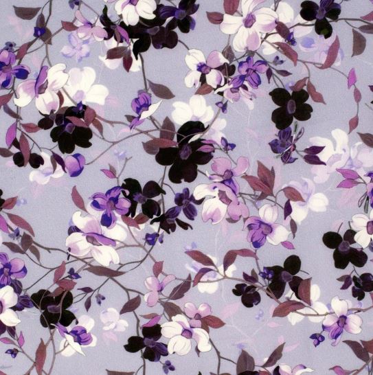 Just Country Womens Georgie Half Button Shirt Lilac Blossoms