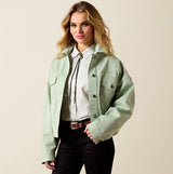 Ariat SS27 Womens Solar Cotton Twill Jacket Silt Green