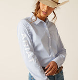 Ariat Womens Team Kirby Stretch Shirt Ultramarine Stripe