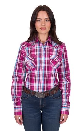 Wrangler SS25 Womens Molly Check Shirt