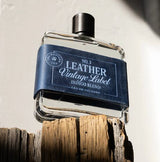 Tru Western Mens Leather #3 Vintage Label Indigo Blend Eau De Cologne 100ml