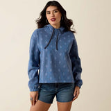 Ariat SS27 Womens Essential Hoodie Blue Heather