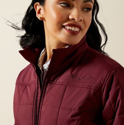 Ariat W26 Womens Crius Insulated Jacket Windsor Wine