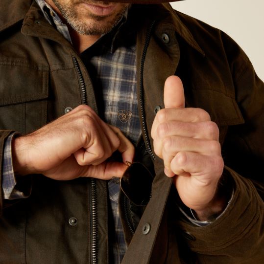 Ariat AW25 Mens Relentless Longview Waxed Cotton Jacket