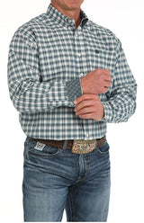 Cinch S51 Mens Cream Plaid Shirt
