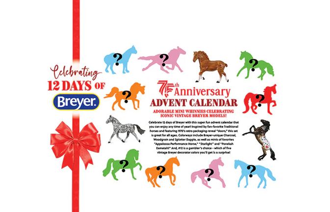 Breyer Activity 75th Anniversary Calendar Celebrating 12 Days Of Breyer