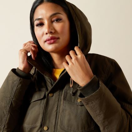 Ariat W26 Womens Grizzly 2.0 Parka Earth