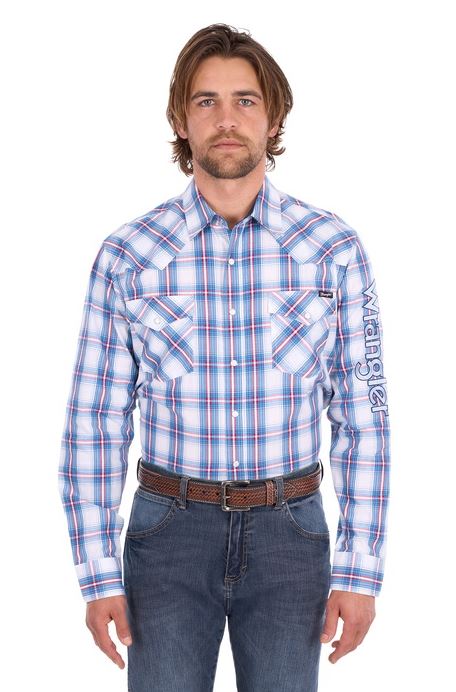 Wrangler SS27 Mens Louis Logo Shirt