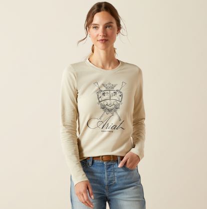 Ariat AW26 Womens Ritzy Logo Long Sleeved TShirt