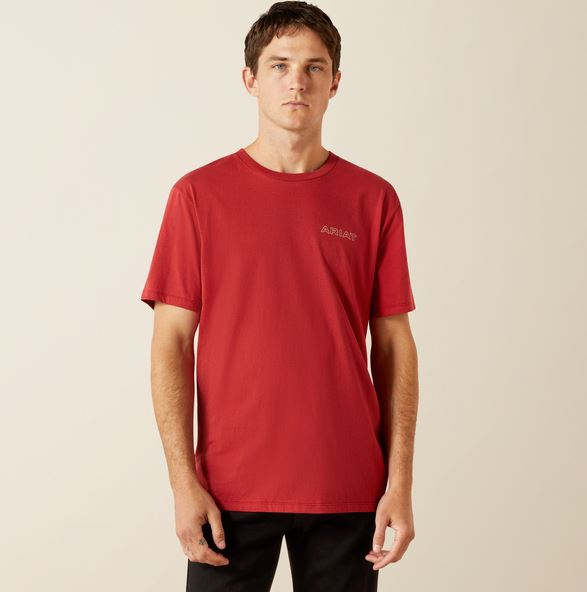 Ariat SS26 Mens Patriot Buffalo Coin TShirt