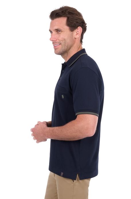 Thomas Cook SS27 Mens Henry Tailored Polo Navy