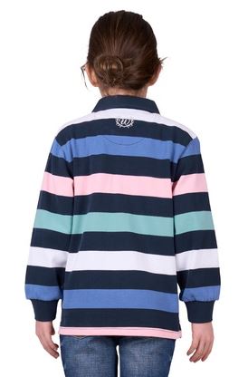 Wrangler AW25 Girls Camden Stripe Rugby
