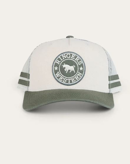 Ringers Western SS25 McCoy Trucker Cap Beige/Pale Olive