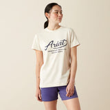 Ariat S25 Womens Rebar Cotton Strong Worldwide TShirt Moonbeam