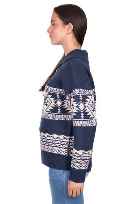 Wrangler AW26 Womens Lacey Knitted 1/4 Zip Pullover
