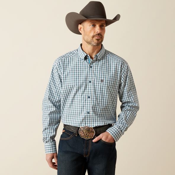 Ariat AW26 Mens Pro Series Townes Shirt Dark Teal