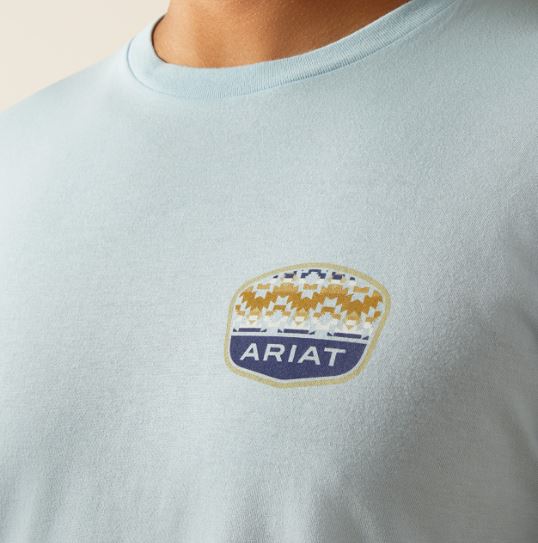 Ariat SS25 Mens Ogden Valley Badge TShirt