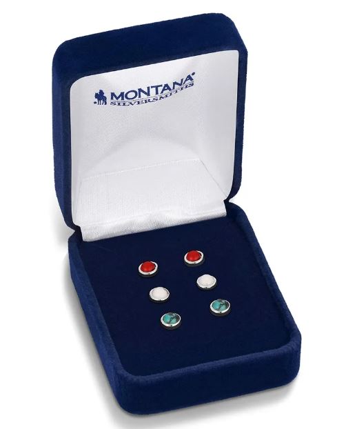 Montana Silversmiths Patriotic Post Earrings