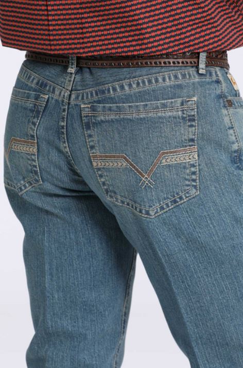 Cinch S52 Mens Ian Medium Stone Wash Bootcut Jean