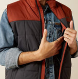 Ariat W26 Mens Crius Insulated Vest Smoked Paprika/Phantom