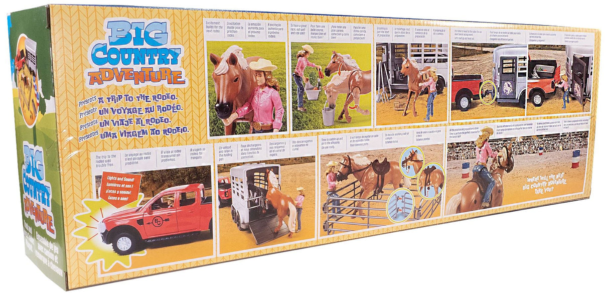 Big Country Toys Truck & Horse Trailer PlaySet
