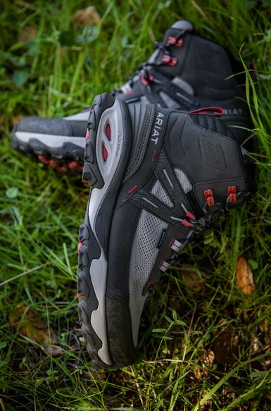 Ariat AW26 Mens Traverse Mid H20 Black/Grey