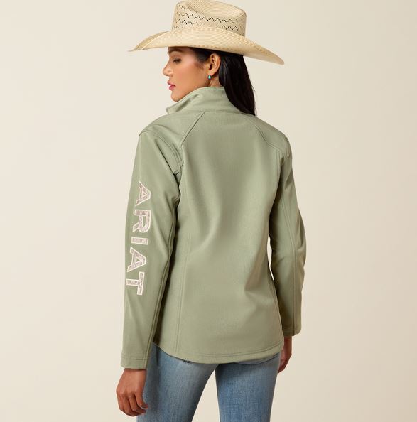 Ariat SS27 Womens Logo Softshell Jacket Sea Spray Heather