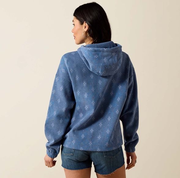 Ariat SS27 Womens Essential Hoodie Blue Heather