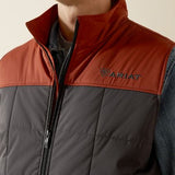 Ariat W26 Mens Crius Insulated Vest Smoked Paprika/Phantom