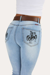 Ringers Western AW26 Womens Penny Rodeo Bootcut Jean Vintage Light Blue