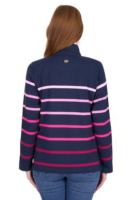 Thomas Cook AW26 Womens Gemma 1/4 Zip Rugby Pink/Navy