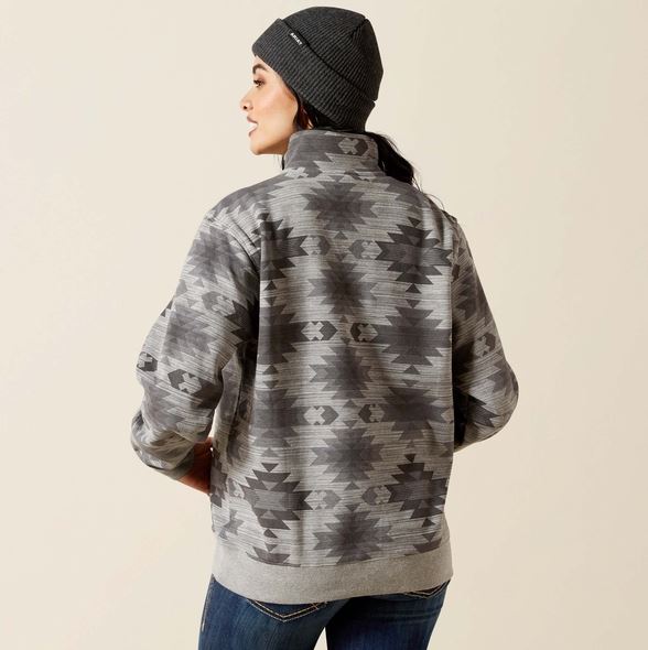Ariat AW26 Womens Sienna 1/2 Zip Sweatshirt Marble Southwest