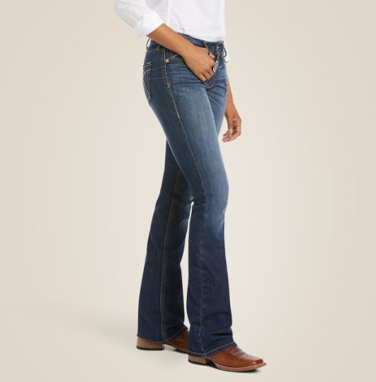 Ariat Womens Real Perfect Rise Bootcut Rosa Lita