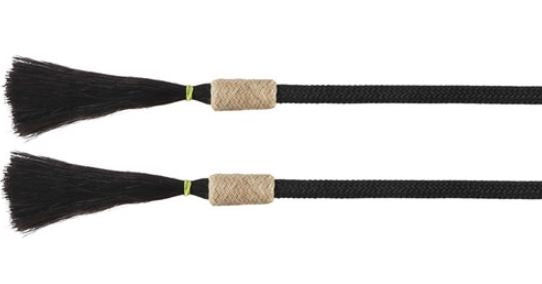 Fort Worth Yacht Cord Split Reins with Horsehair 8' Brown