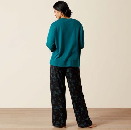 Ariat AW26 Womens Dream Pajama Set Deserted Print