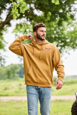 Ariat W26 Mens Southwest Simple Buckle Hoodie Bone Brown