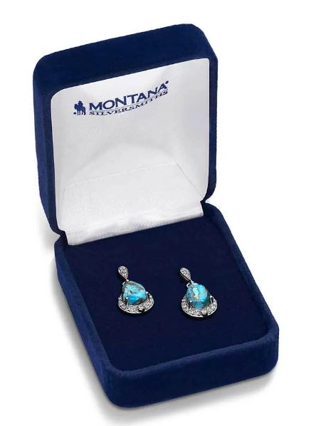 Montana Silversmith Blue Rivers Turquoise Earrings