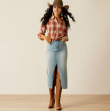 Ariat AW25 Womens Billie Jean Shirt Nora Plaid