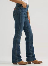 Wrangler Womens Retro Bailey High Rise Boot Cut Jean 32Leg