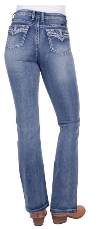 Pure Western SS25 Womens Jemma High Rise Boot Cut Jean