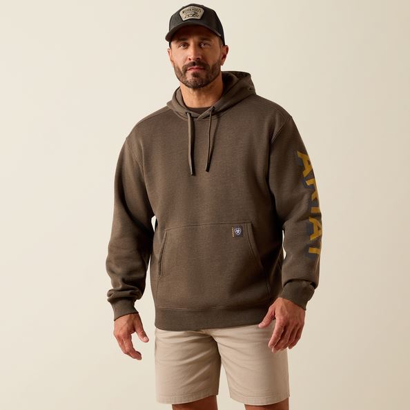Ariat SS26 Mens Rebar Lightweight Logo Hoodie