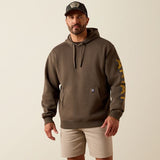 Ariat SS26 Mens Rebar Lightweight Logo Hoodie