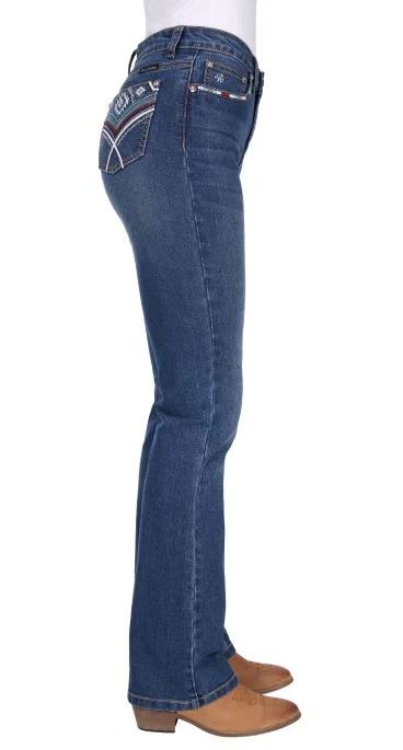 Pure Western AW26 Womens Mary High Rise Boot Cut 32Leg