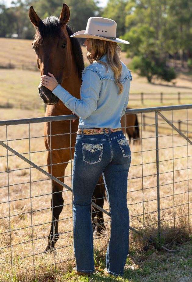 Pure Western SS25 Womens Jay Boot Cut Jean